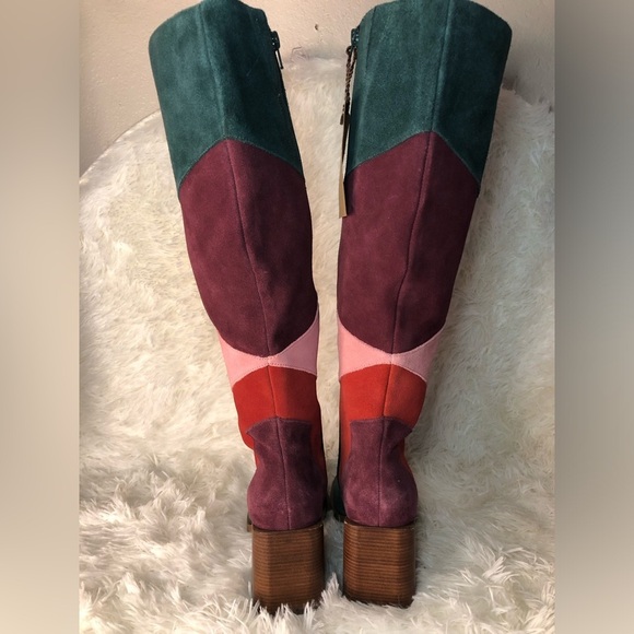 Chelsea & Violet Multicolor Heeled Boots size 7:5 NWT - Picture 8 of 16